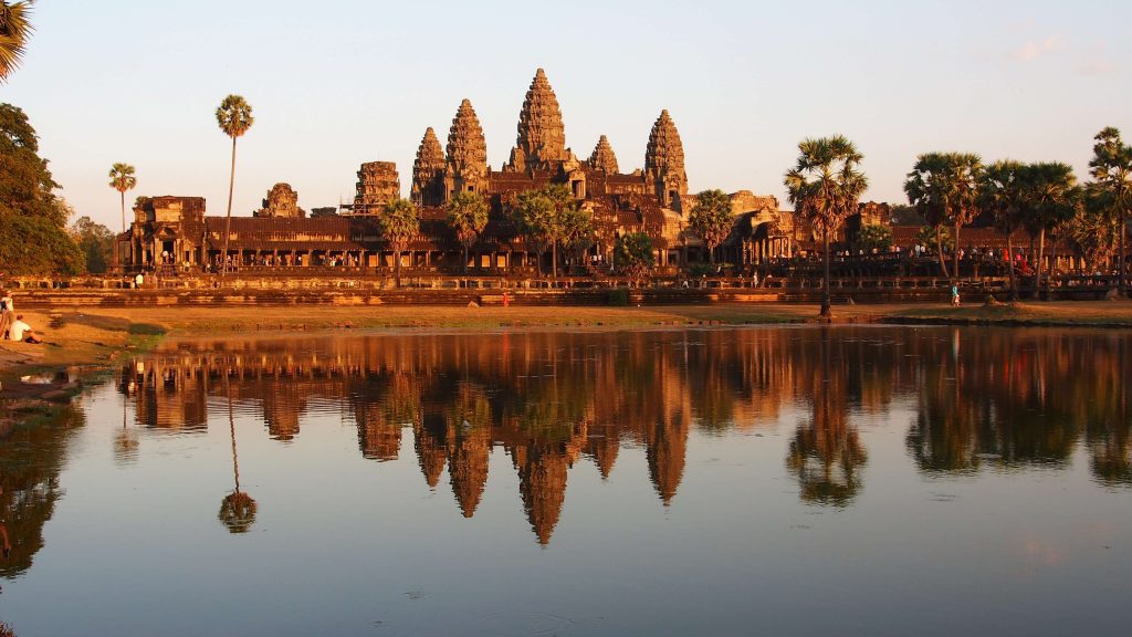 Angkor Wat Sunset Cambodia