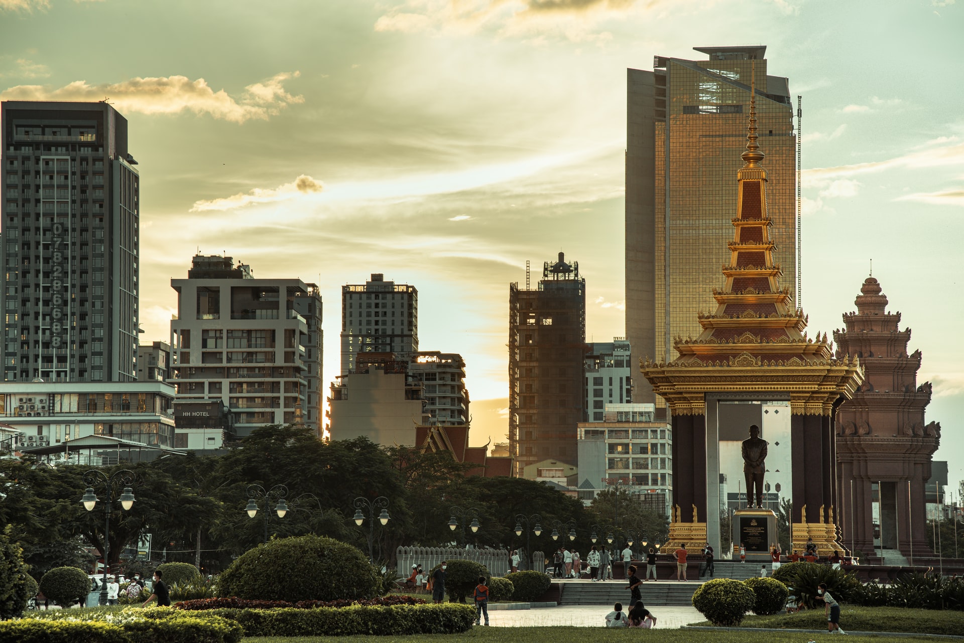 PhnomPenh City Sunset, Cambodia