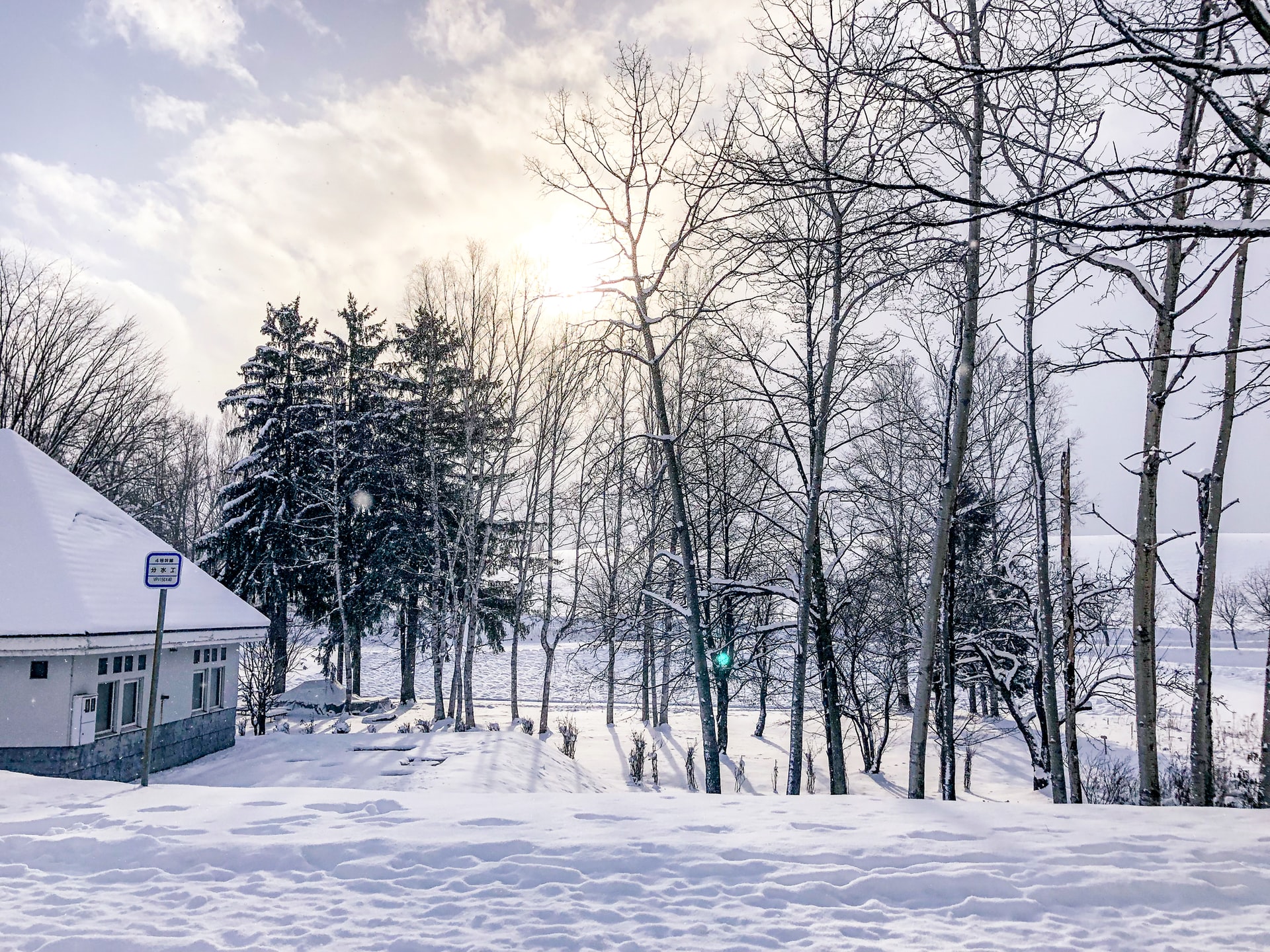 Winter in Sapporo, Hokkaido, Japan